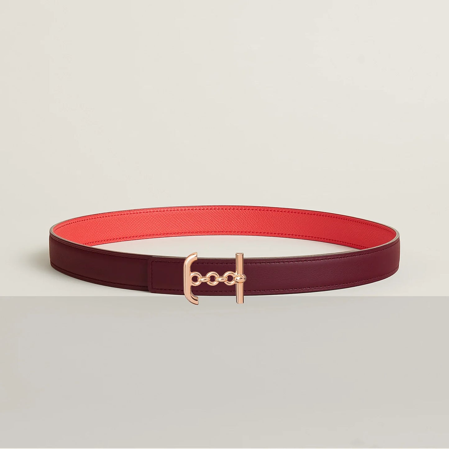 ANCRE MARIN BELT BUCKLE & REVERSIBLE LEATHER STRAP 24 MM