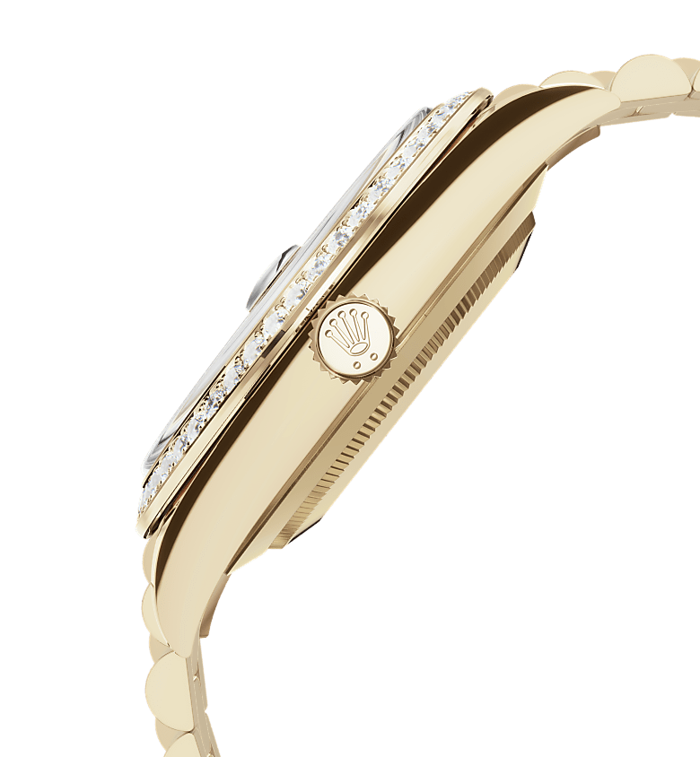 Day-Date 40 Oyster Perpetual Chronometer Watch 40mm 18ct Yellow Gold Champagne Diamond Dial President Bracelet