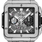 Square Bang Unico Titanium 42 mm Black Rubber Strap Watch