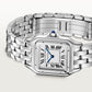 Panthère de Cartier Medium 27mm x 37mm Steel Blue Crown Silvered Dial Steel Bracelet Quartz Watch