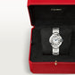 Ballon Bleu 28mm Steel Automatic Silvered Opaline Dial Steel Bracelet Watch