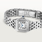 Panthère de Cartier Small 23mm x 30mm Steel Blue Crown Silvered Dial Steel Bracelet Quartz Watch