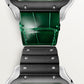 Santos de Cartier Large 39.8mm Steel Green Crown Green Dial Steel Bracelet Self-Winding Watch