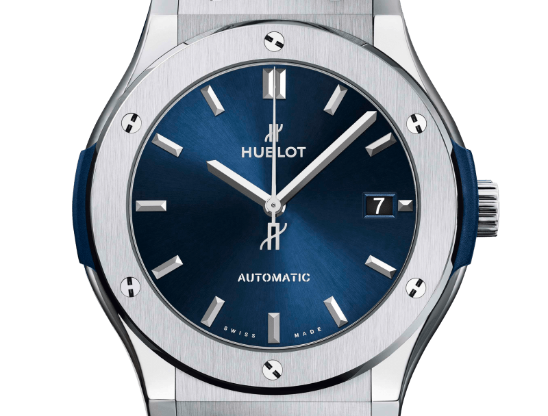 Classic Fusion Titanium Blue Watch