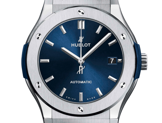 Classic Fusion Titanium Blue Watch