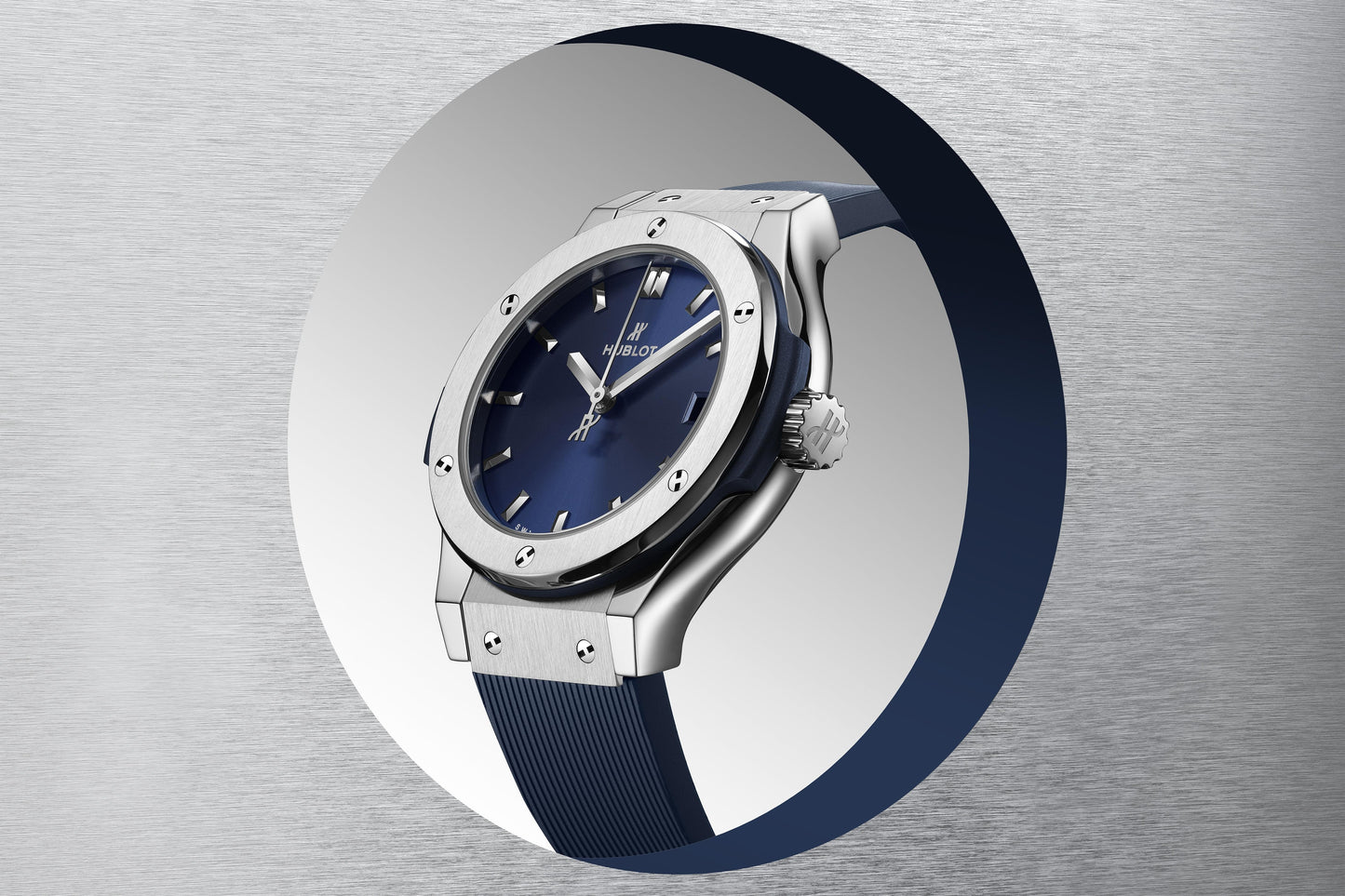 Classic Fusion Titanium Blue Quartz Watch