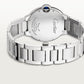 Ballon Bleu 42mm Steel Automatic Silver Guilloché Dial Steel Bracelet Watch