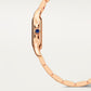 Panthère Small 23mm x 30mm Rose Gold Blue Crown Silvered Dial Rose Gold Bracelet Quartz Watch