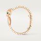 Panthère Small 23.6mm Rose Gold Diamond Bezel Tsavorite Eyes Golden Dial Rose Gold Bracelet Quartz Watch
