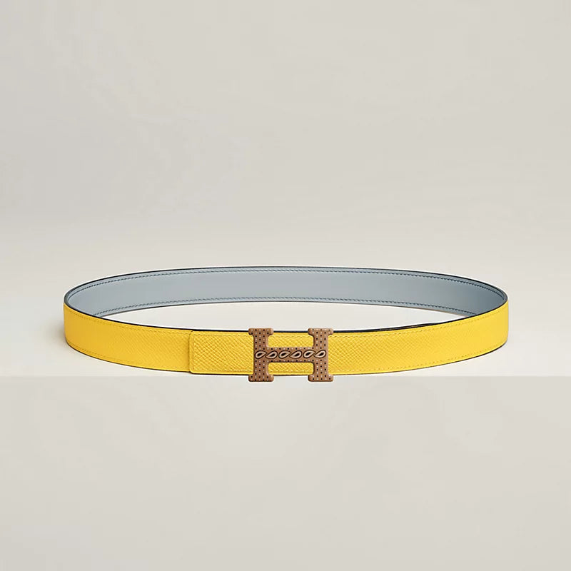 H Email Bandana belt buckle & Bandana leather strap 24 mm