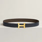 H Martelee Belt Buckle & Reversible Leather Strap 32 MM
