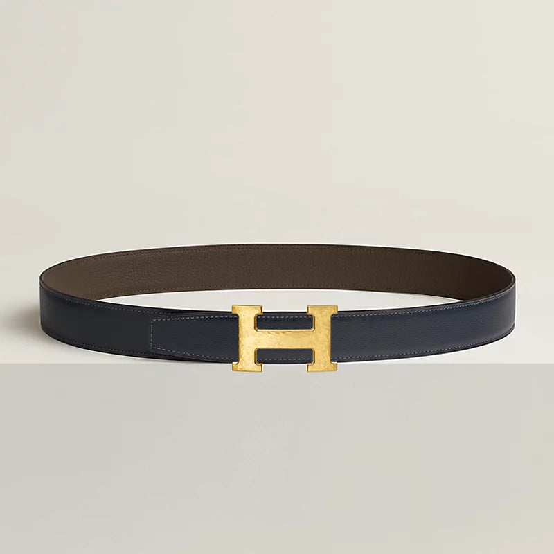 H Martelee Belt Buckle & Reversible Leather Strap 32 MM