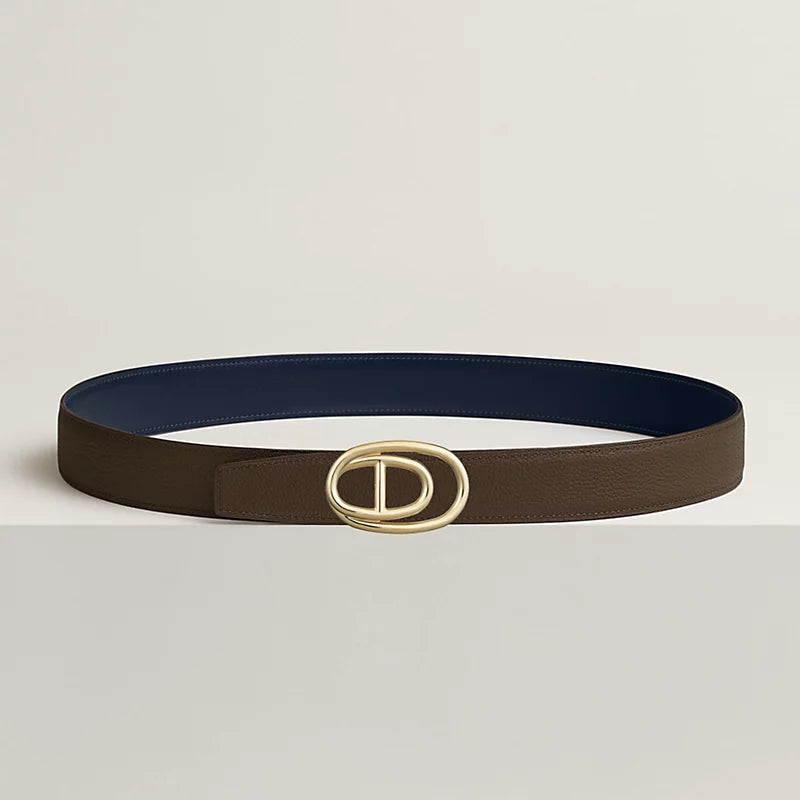 Odyssee Belt Buckle & Reversible Leather Strap 32 MM