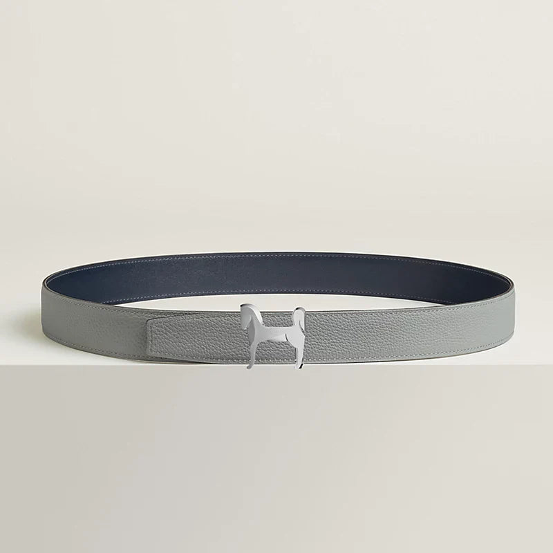 Panache Belt Buckle & Reversible Leather Strap 32 MM