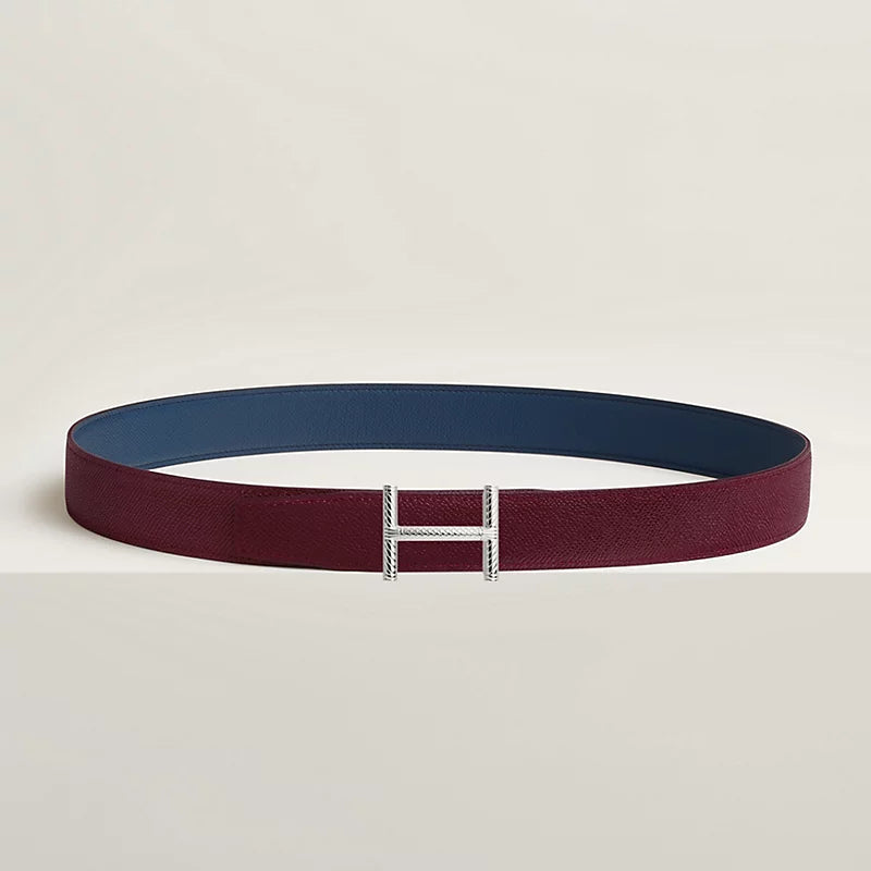 Hisseo Belt Buckle & Reversible Leather Strap 32 MM