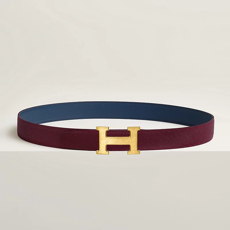 H Martelee Belt Buckle & Reversible Leather Strap 32 MM