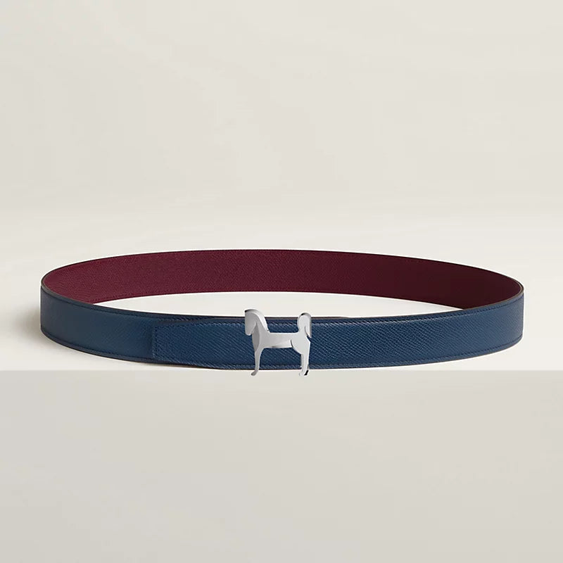 Panache Belt Buckle & Reversible Leather Strap 32 MM