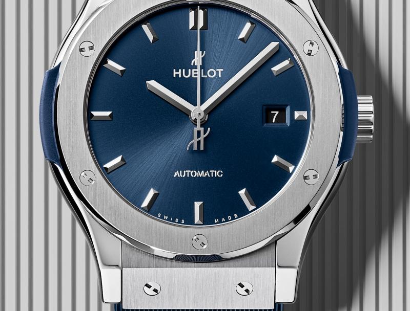 Classic Fusion Titanium Blue Watch