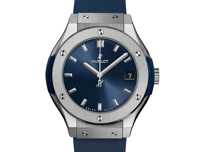 Classic Fusion Titanium Blue Quartz Watch