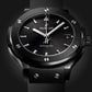 Classic Fusion Black Magic 38 mm Black Ceramic Rubber Strap Watch