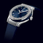 Classic Fusion Titanium Blue Diamonds 33 mm