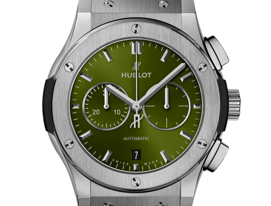 Classic Fusion Chronograph Titanium Green 42 mm