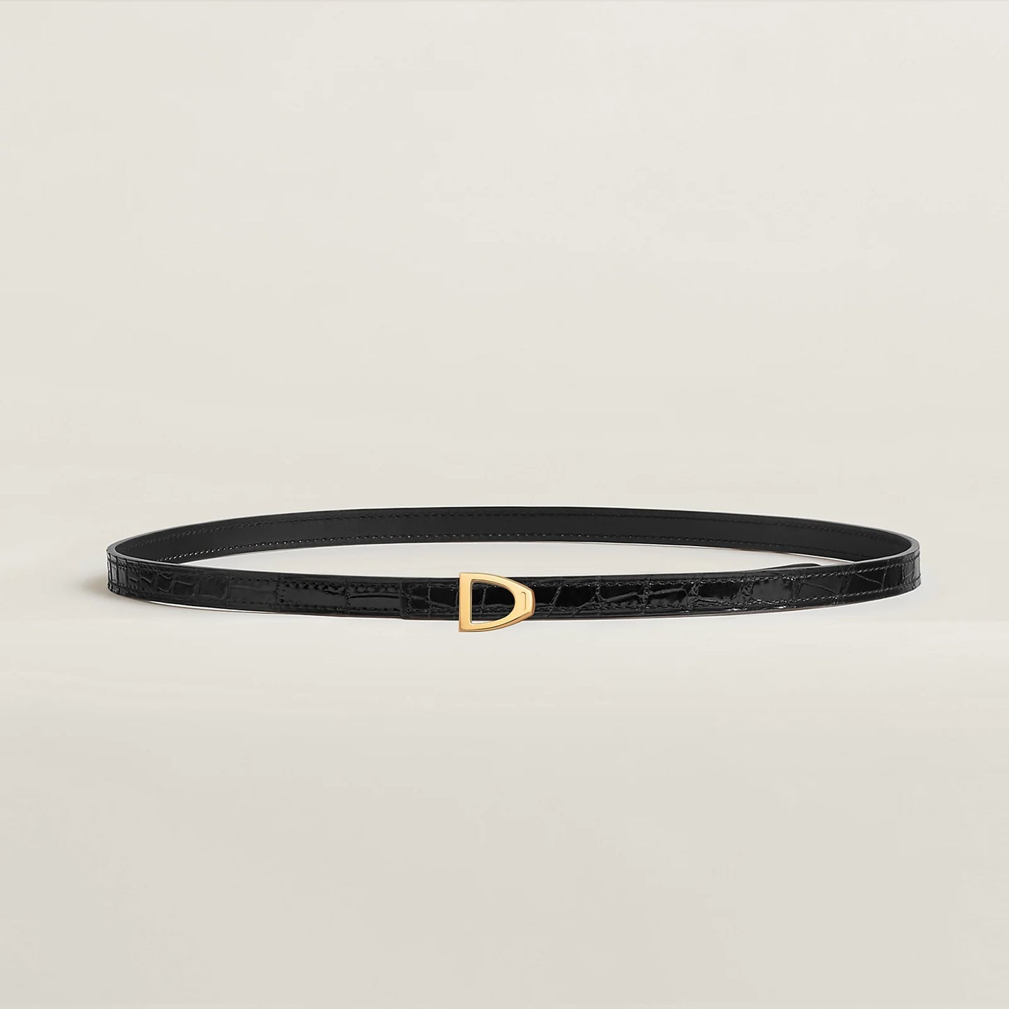 Cavaliere Belt Buckle & Reversible Leather Strap 13 MM