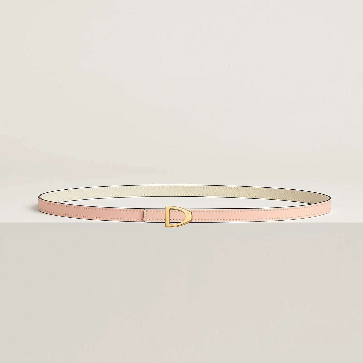 Cavaliere Belt Buckle & Reversible Leather Strap 13 MM