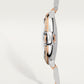 Ballon Bleu 33mm Steel Rose Gold Automatic Silver Guilloché Dial Two-Tone Bracelet Watch