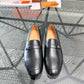Black Leather Loafers