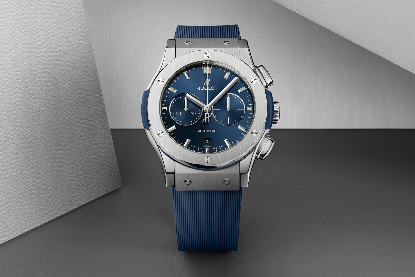 Classic Fusion Chronograph Titanium Blue Watch