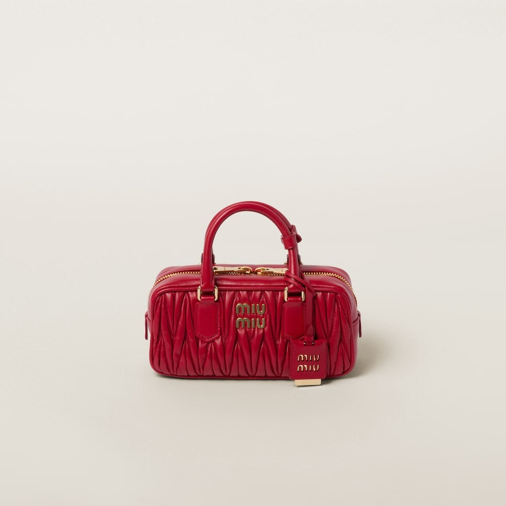 Miu Miu Arcadie Matelassé Nappa Leather Bag