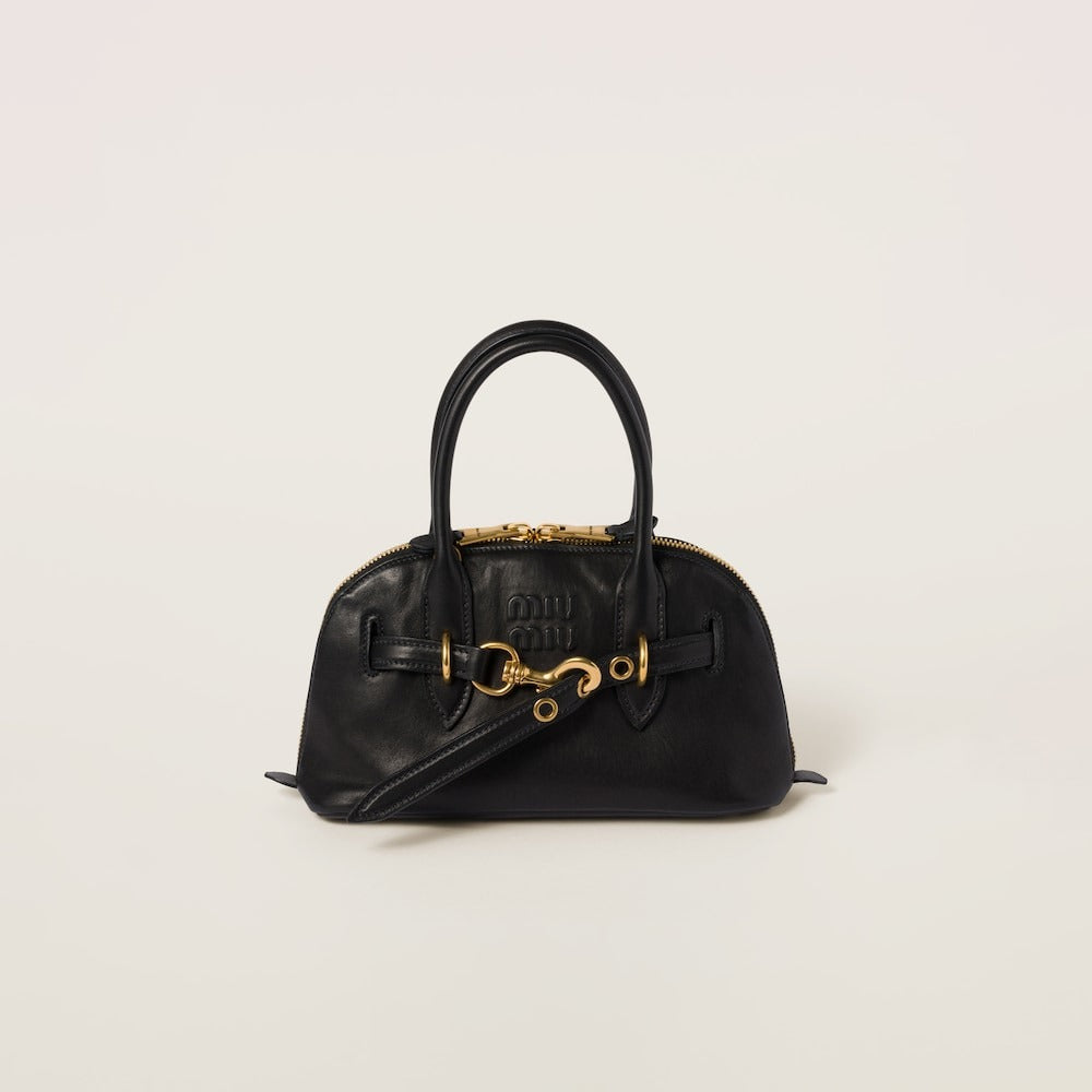 Miu Miu Aventure Nappa Leather Top-Handle Bag
