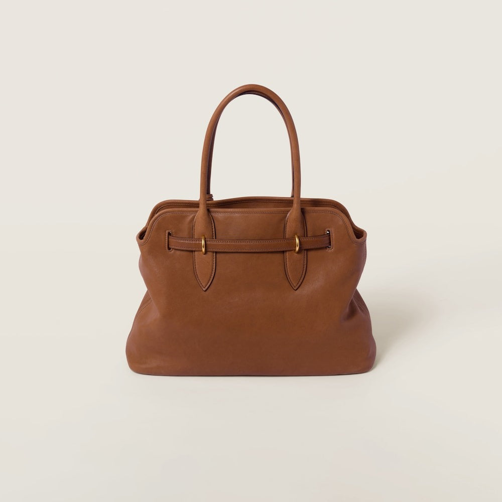 Miu Miu Aventure Nappa Leather Bag
