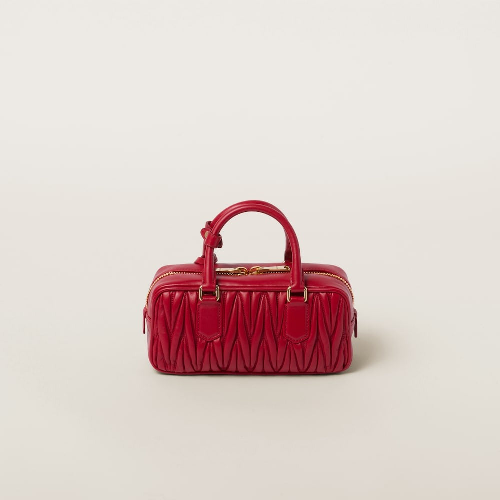 Miu Miu Arcadie Matelassé Nappa Leather Bag