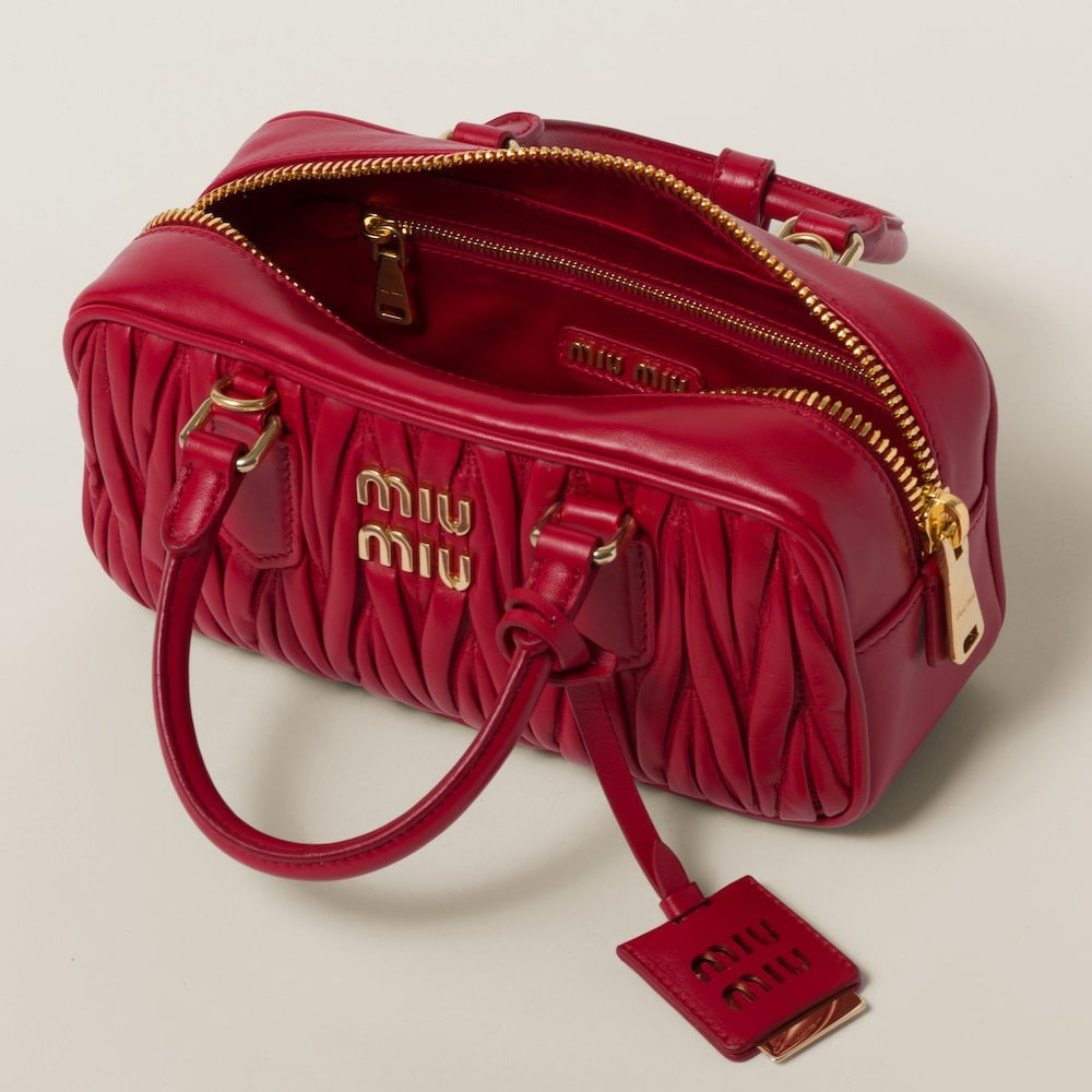 Miu Miu Arcadie Matelassé Nappa Leather Bag