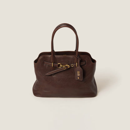 Miu Miu Aventure Nappa Leather Bag