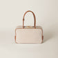 Miu Miu Beau Canvas And Leather Bag
