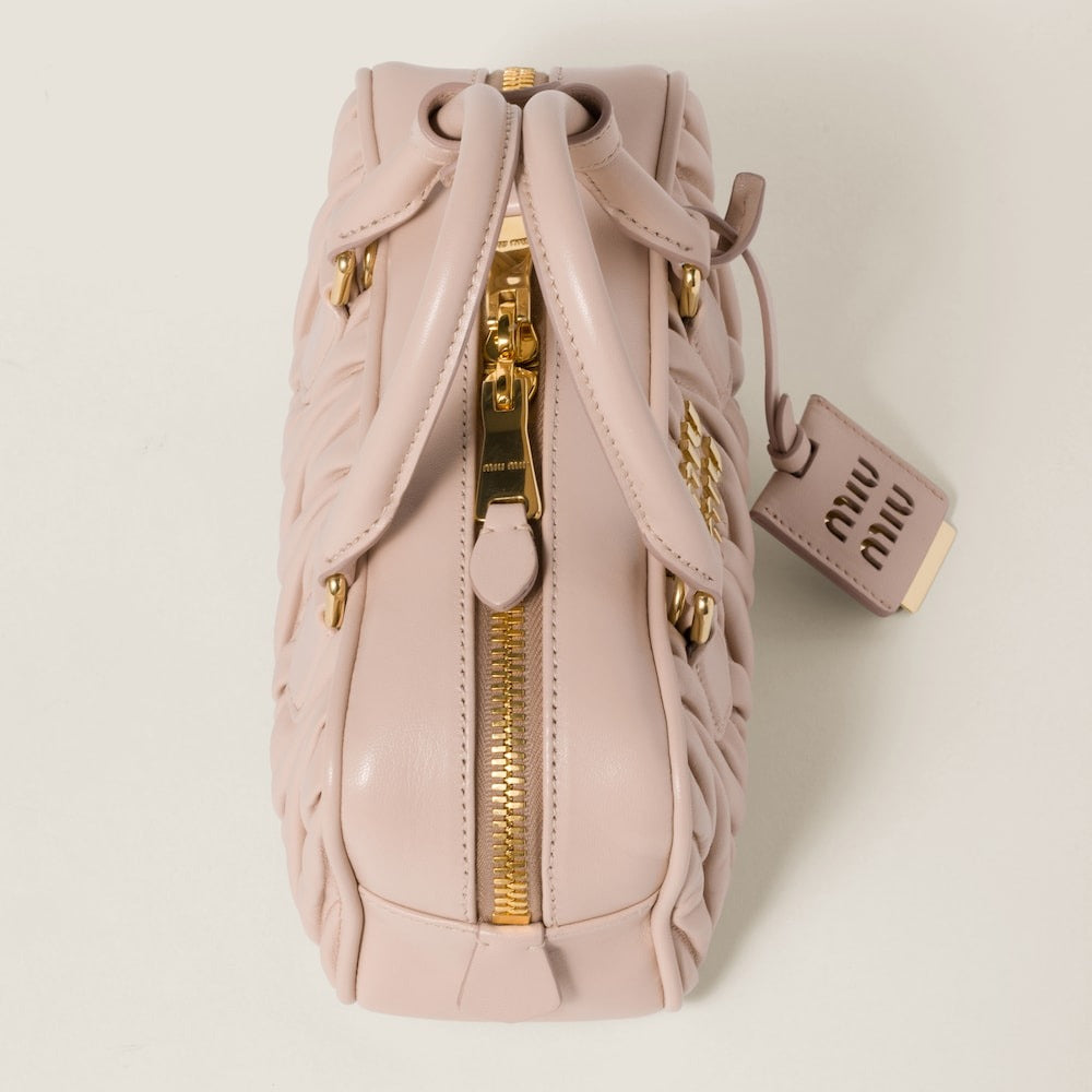 Miu Miu Arcadie Matelassé Nappa Leather Bag