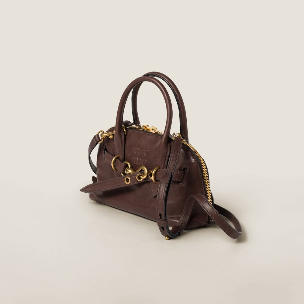Miu Miu Aventure Nappa Leather Top-Handle Bag