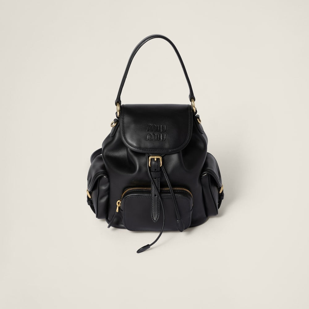 Miu Miu Leather Backpack
