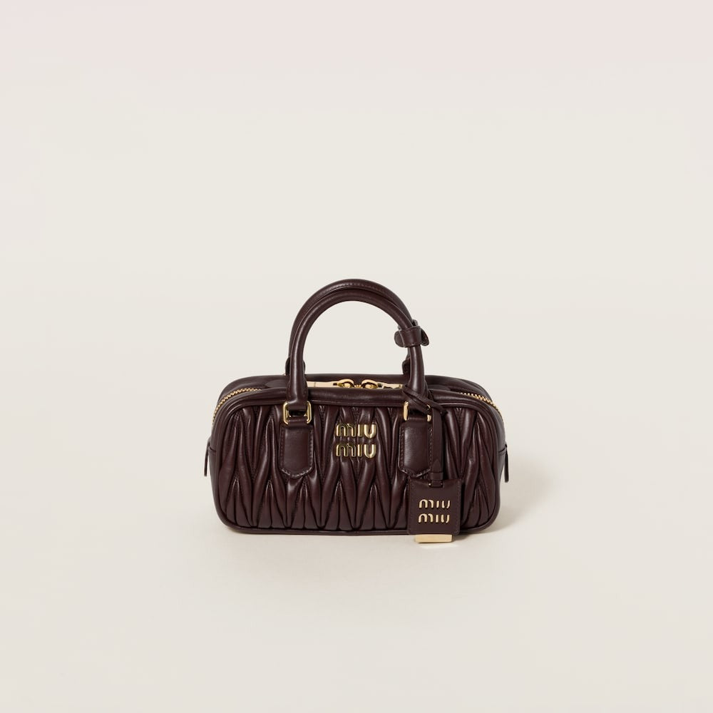 Miu Miu Arcadie Matelassé Nappa Leather Bag