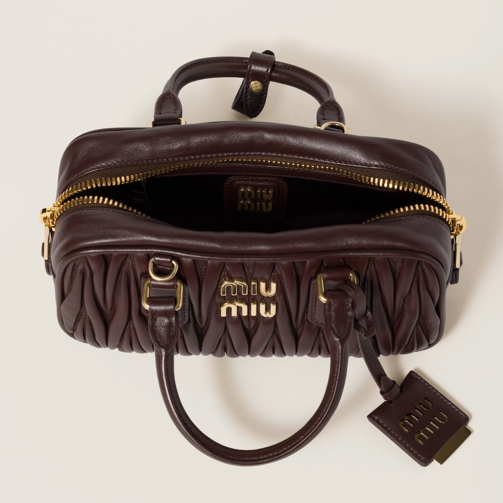 Miu Miu Arcadie Matelassé Nappa Leather Bag