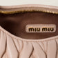 Miu Miu Wander Matelassé Nappa Leather Hobo Bag