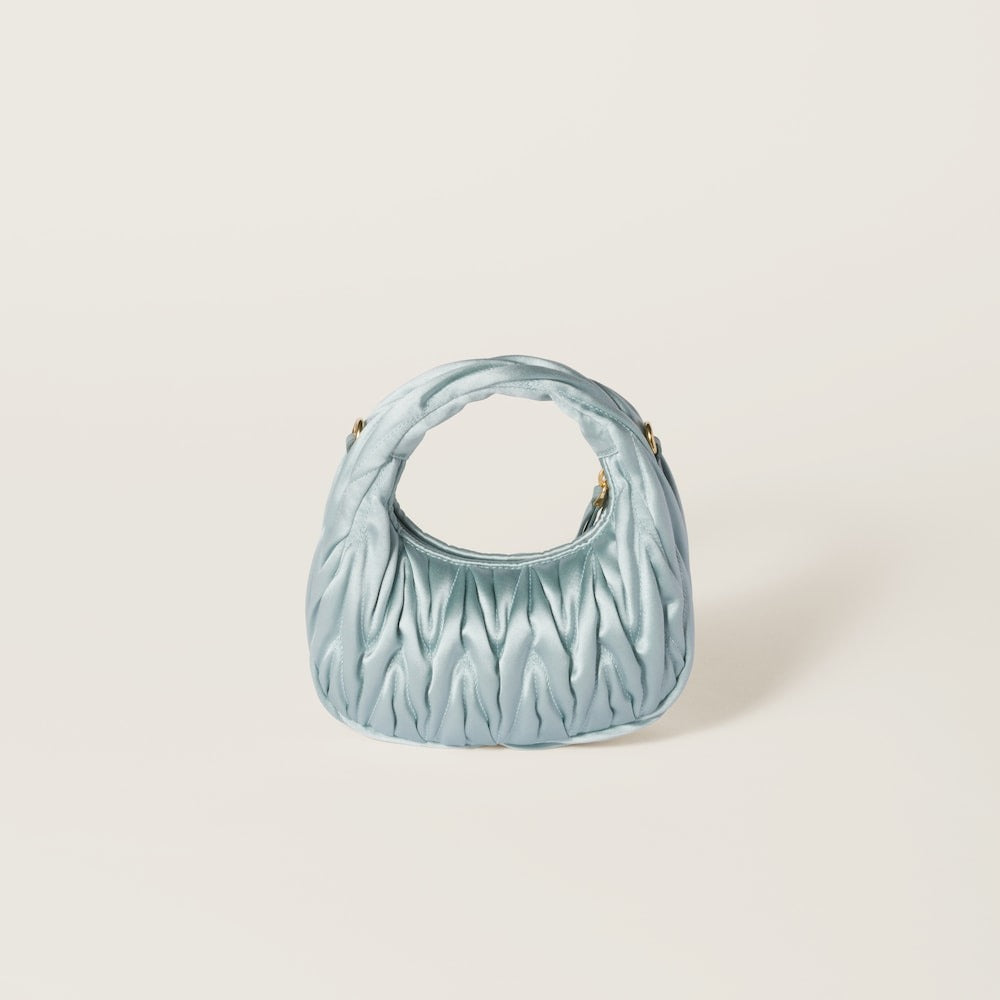 Miu Miu Wander Matelassé Satin Mini-Bag