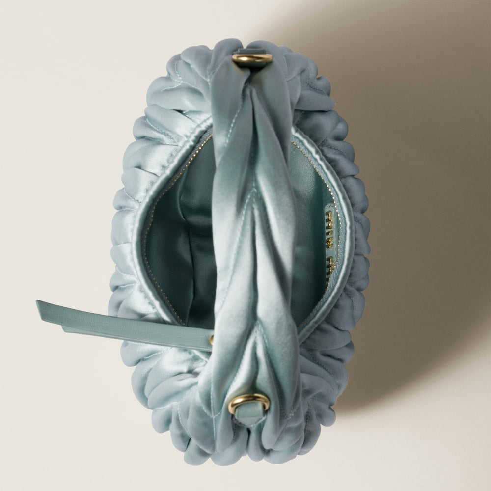 Miu Miu Wander Matelassé Satin Mini-Bag