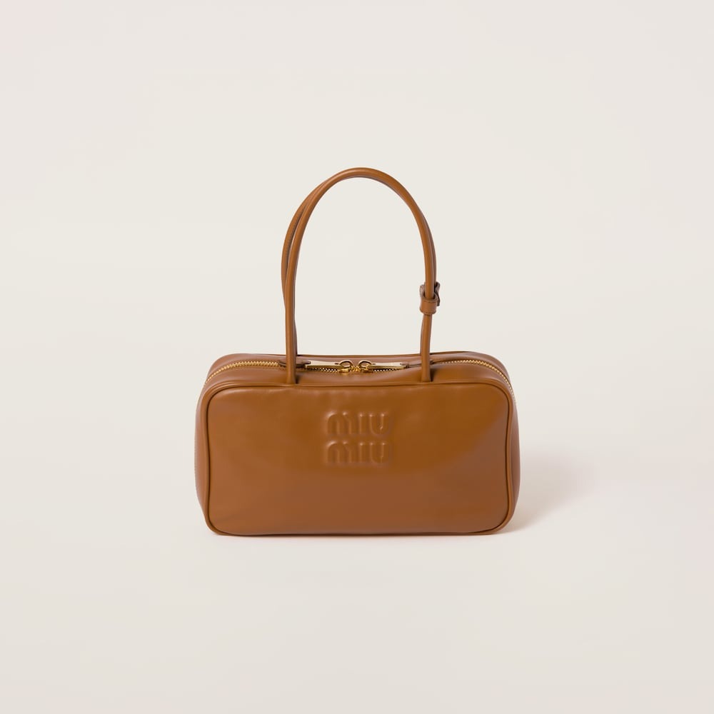 Miu Miu Beau Leather Top-Handle Bag