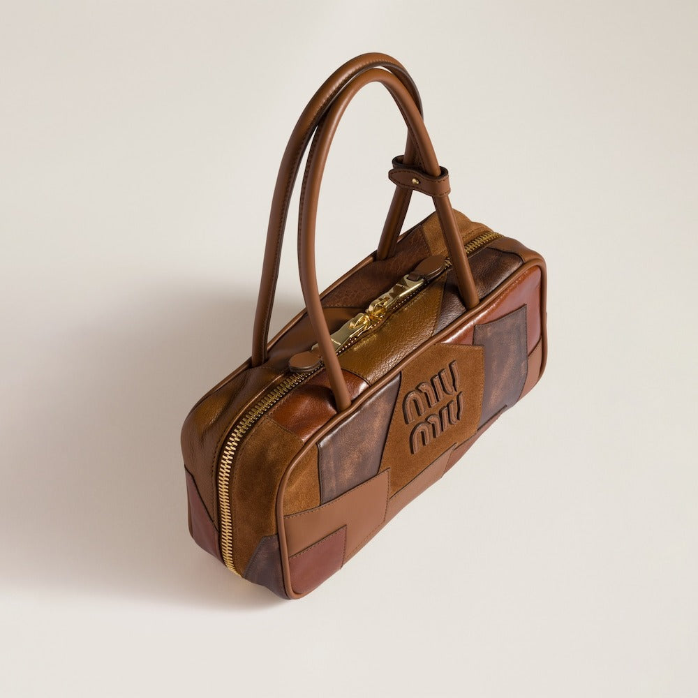 Miu Miu Beau Leather Patchwork Bag