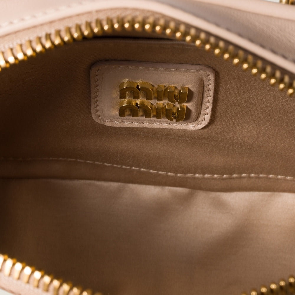 Miu Miu Arcadie Matelassé Nappa Leather Bag