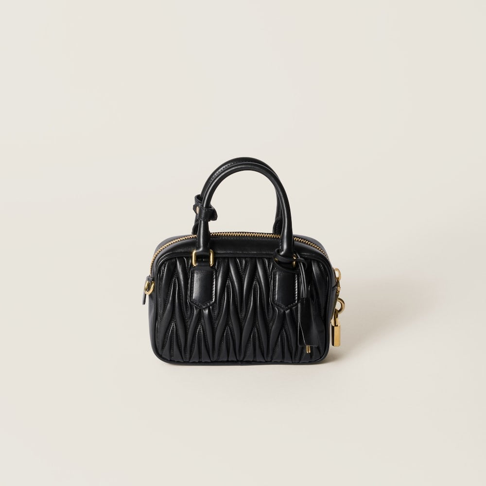 Miu Miu Arcadie Matelassé Nappa Leather Bag